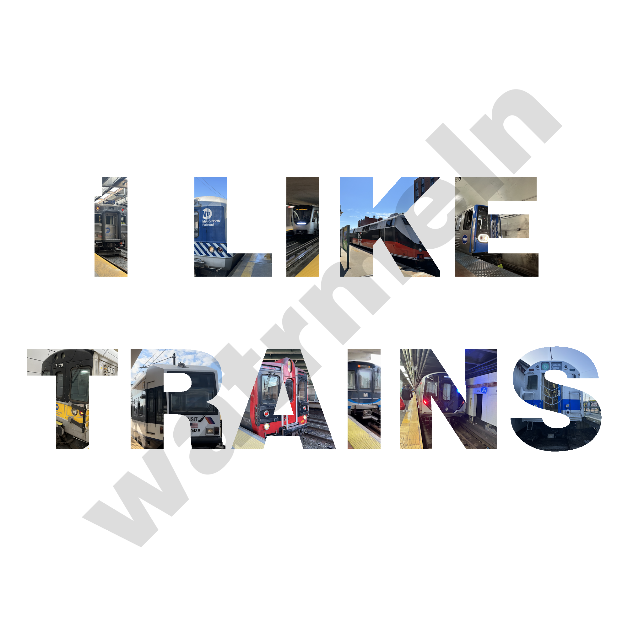 i like trains pin